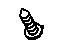 GM 11100351 Lower Column Cover Screw