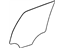 GM 15175401 Door Glass, Rear Driver Side