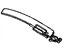GM 16627470 Handle, Outside, Black, Front Passenger Side