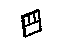 GM 15275251 Clip, Cab And Load Carrier Outer Side Decoration, Rear