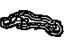 GM 22582606 Fender Brace, Passenger Side