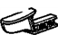 GM 16701601 Recline Handle, Gray, Front Driver Side