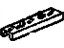 GM 10082779 Absorber Retainer, Driver Side