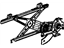 GM 19301972 Window Regulator, Front Passenger Side