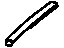 GM 25916788 Roof Molding, Black, Passenger Side