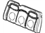 GM 19127773 Seat Back Pad, Rear