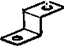 GM 12574634 Bracket, Fuel Injection