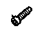 GM 11562178 Bolt, A95 - Front Bucket Seat (High Back Reclining)