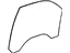 GM 15175144 Door Glass, Front Passenger Side