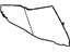 GM 94509637 Side Trim Panel, Black