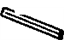 GM 16614300 Molding, Rear Side Door, Center Driver Side