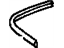 GM 10239967 Molding, Black, Driver Side