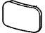 GM 12385747 Mirror Glass, Rear Driver Side