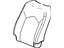 GM 22893011 Seat Back Cover, Tan, Front