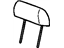 GM 15865813 Headrest, Rear