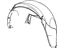 GM 22782466 Wheelhouse Liner, Rear Passenger Side