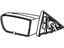 GM 3531353 Mirror Assembly, Rear