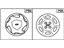 GM 10290958 Wheel Cover, Silver