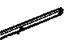 GM 25913654 Weatherstrip On Body, Front Upper Driver Side