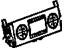 GM 20878799 Heater Control, Rear