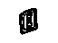 GM 25608746 Door Glass Retainer, Front