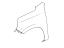 GM 84384211 Fender, Front Passenger Side