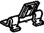 GM 10102246 Trim Retainer Clip, Front