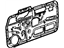 GM 15022220 Panel, Door Trim/Access, Front