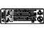 GM 25733153 Label, Emissions And Cautions, Rear
