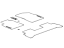 GM 42677242 Mat, Front/Complete Floor, Jet Black