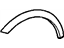 GM 19179816 Wheel Opening Molding, Front Driver Side