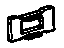 GM 10439121 Cover, Door Lock Inside Handle, Front