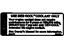 GM 22688946 Caution Label, White