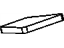GM 20922280 Reinforcement Beam Upper Insulator, Front
