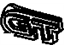 GM 10254134 Nameplate, Front