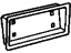 GM 10138995 License Mount Pocket