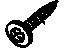 GM 11505166 Upper Column Cover Bolt, Rear, Carbon