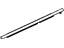 GM 23426773 Belt Molding, Black, Rear Driver Side