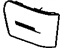 GM 15037504 Grille, Radio Auxiliary Speakers, Rear