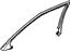 GM 25846026 Window Molding, Rear Passenger Side