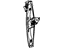GM 22849387 Window Regulator, Green Line, Rear Passenger Side