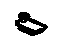 GM 15809012 Hook, Front Floor Carpet, Black
