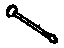 GM 24420393 Parking Brake Shoes Pin, Rear