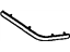 GM 25523034 Rub Strip, Black, Passenger Side, Rubber