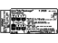 GM 15504168 Label, Transmission Shift Control Lever
