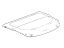 GM 84891422 Shade, Rear Seat To Back Window Panel, Jet Black