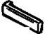 GM 22657331 Body Side Molding Insert, Driver Side