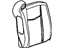 GM 88994455 Seat Back Cover, Gray