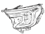 GM 84945165 Headlamp Assembly, Front Driver Side