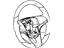 GM 94780581 Steering Wheel, Black